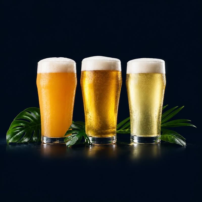 Three Maui Brewing Company draft beers