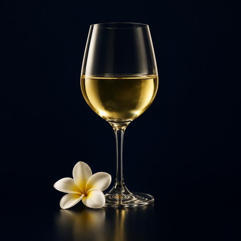 Glass of house white wine